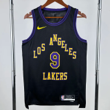 22-23 LAKERS JAMES JR. #9 Black City Edition Top Quality Hot Pressing NBA Jersey