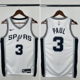 24-25 SA Spurs  Top Quality Hot Pressing NBA Jersey