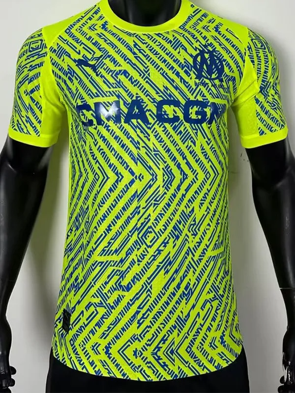 25-26 Marseille Fluorescent Green Special Edition Player Version Training shirts