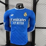 25-26 RMA Third Long Sleeve Player Version Soccer Jersey