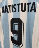 1998 Argentina Home Retro Soccer Jersey