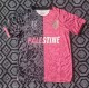 25-26 Palestine Black Pink Special Edition Fans Soccer Jersey