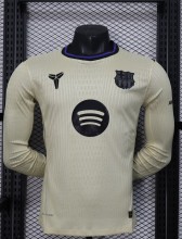 25-26 BAR Away Long Sleeve Player Version Soccer Jersey (长袖球员)
