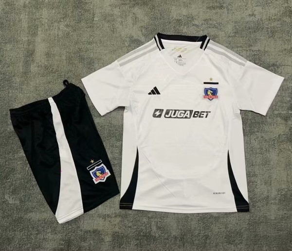25-26 Colo-Colo Home Kids Soccer Jersey