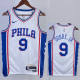 22-23 76ERS OUBRE JR. #9 White Top Quality Hot Pressing NBA Jersey