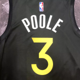 22-23 WARRIORS POOLE #3 Black City Edition Top Quality Hot Pressing NBA Jersey