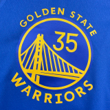 22-23 WARRIORS DURANT #35 Blue Top Quality Hot Pressing NBA Jersey