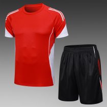 2025 No Label Player Version Training Short Suit —Red红色 无标