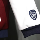 25-26 ARS Brown Red Cotton Baseball Jacket