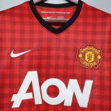 2012-2013 Man Utd Home Retro Soccer Jersey