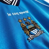 1999-2001 Man City Home Retro Soccer Jersey