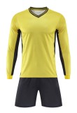 24-25 New Yellow High Quality Long Sleeve Training Suit