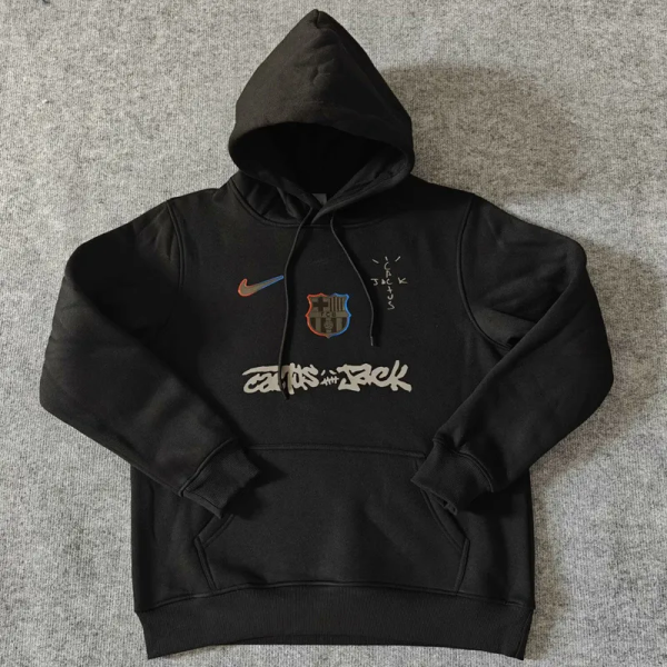 25-26 BAR Black Hoody (加绒)