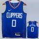 22-23 Clippers WESTBROOK #0 Blue Top Quality Hot Pressing NBA Jersey