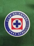 25-26 Cruz Azul Green Goalkeeper Kids Soccer Jersey 1:1 Thai Quality