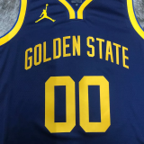 22-23 WARRIORS KUMINGA #00 Royal blue Top Quality Hot Pressing NBA Jersey (Trapeze Edition)