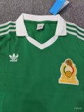 1986 Mexico Home Retro Soccer Jersey