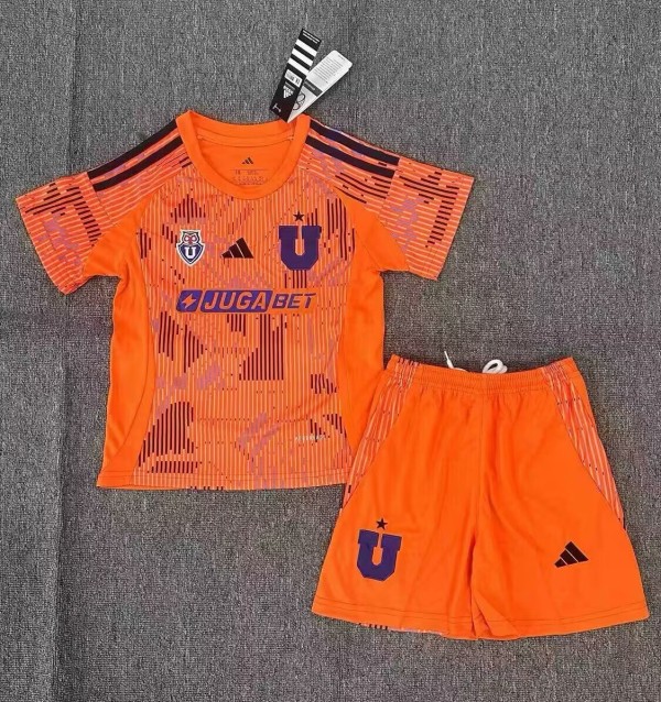 25-26 Universidad De Chile Away Kids Soccer Jersey