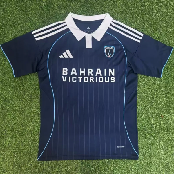 25-26 Paris FC Home Fans Soccer Jersey 1:1 Thai Quality