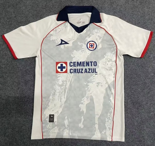 25-26 Cruz Azul White Special Edition Fans Soccer Jersey