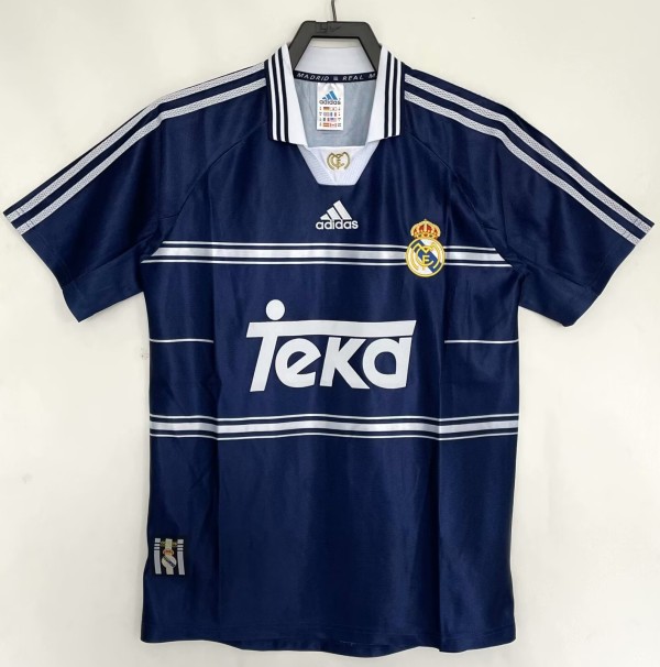 1998-1999 RMA Away Retro Soccer Jersey