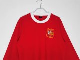 1963 Man Utd Home Long Sleeve Retro Soccer Jersey