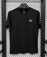 2026 Alo Black High Quality Casual T-Shirt