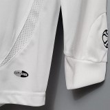 2006-2007 LIV Away White Long Sleeve Retro Soccer Jersey