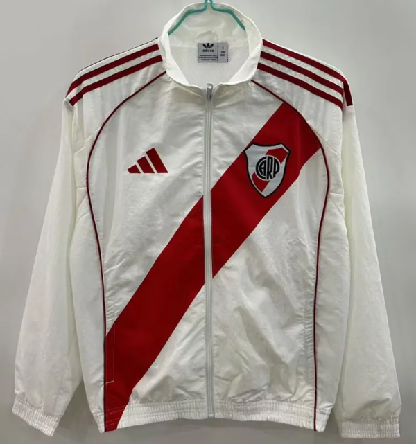 2025 River Plate New Pattern Windbreaker
