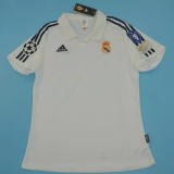 2001-2002 RMA Champions League Home Retro Soccer Jersey
