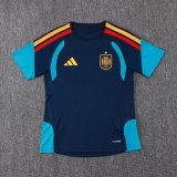 2026 Spain Blue High Quality Player Version Training Short Suit (球员套装)