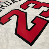 22-23 Bulls JORDAN #23 White City Edition Top Quality Hot Pressing NBA Jersey
