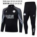 25-26 PSG High Quality Kids Half Pull Tracksuit