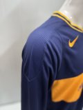 2006-2007 Boca Juniors Home Long Sleeve Retro Soccer Jersey