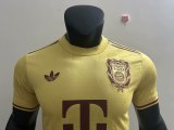 25-26 Bayern Yellow 125th Anniversary Player Version Soccer Jersey