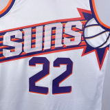 23-24 SUNS AYTON #22 White Top Quality Hot Pressing NBA Jersey