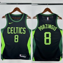 24-25 CELTICS PORZINGIS #8 Black City Edition Top Quality Hot Pressing NBA Jersey