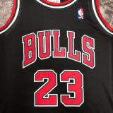 1998 BULLS JORDAN #23 Black Retro Top Quality Hot Pressing NBA Jersey