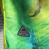 25-26 RMA Yellow Green Special Edition Player Version Soccer Jersey