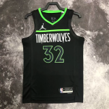 22-23 TIMBERWOLVES TOWNS #32 Black Top Quality Hot Pressing NBA Jersey (Trapeze Edition)