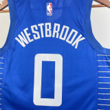 22-23 Clippers WESTBROOK #0 Blue Top Quality Hot Pressing NBA Jersey