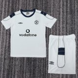 2000-2001 Man Utd Away Retro Kids Soccer Jersey