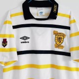 1988-1991 Scotland Yellow White Retro Soccer Jersey