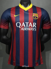 2013-2014 BAR Home Player Version  Retro Soccer Jersey