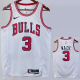 22-23 BULLS WADE #3 White Top Quality Hot Pressing NBA Jersey
