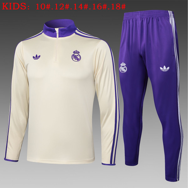 25-26 RMA High Quality Kids Half Pull Tracksuit