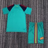 2010 Spain GoalKeeper Retro Kids Soccer Jersey