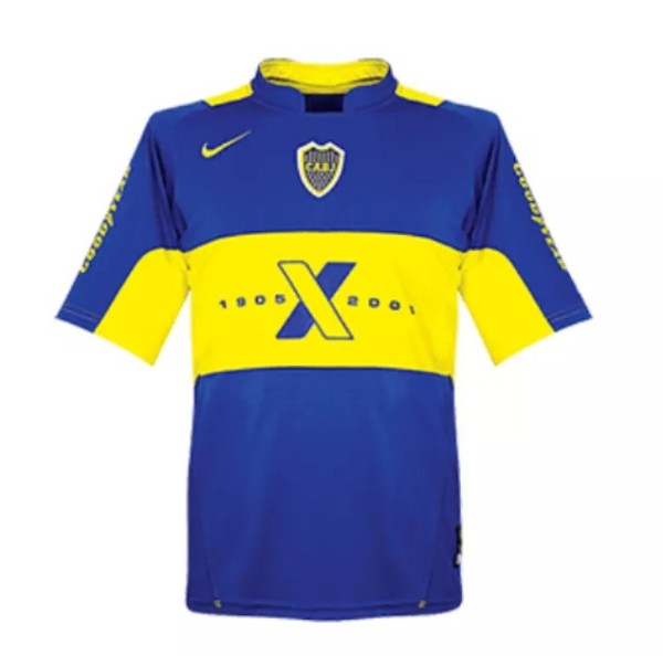 2005 Boca Junior Centenary Home Retro Soccer Jersey