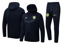 22-23 BAR Dark blue Hoodie Jacket Tracksuit#F399