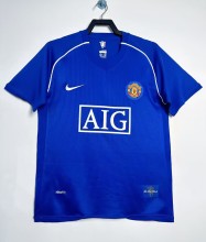2007-2008 Man Utd Goalkeeper Retro Soccer Jersey